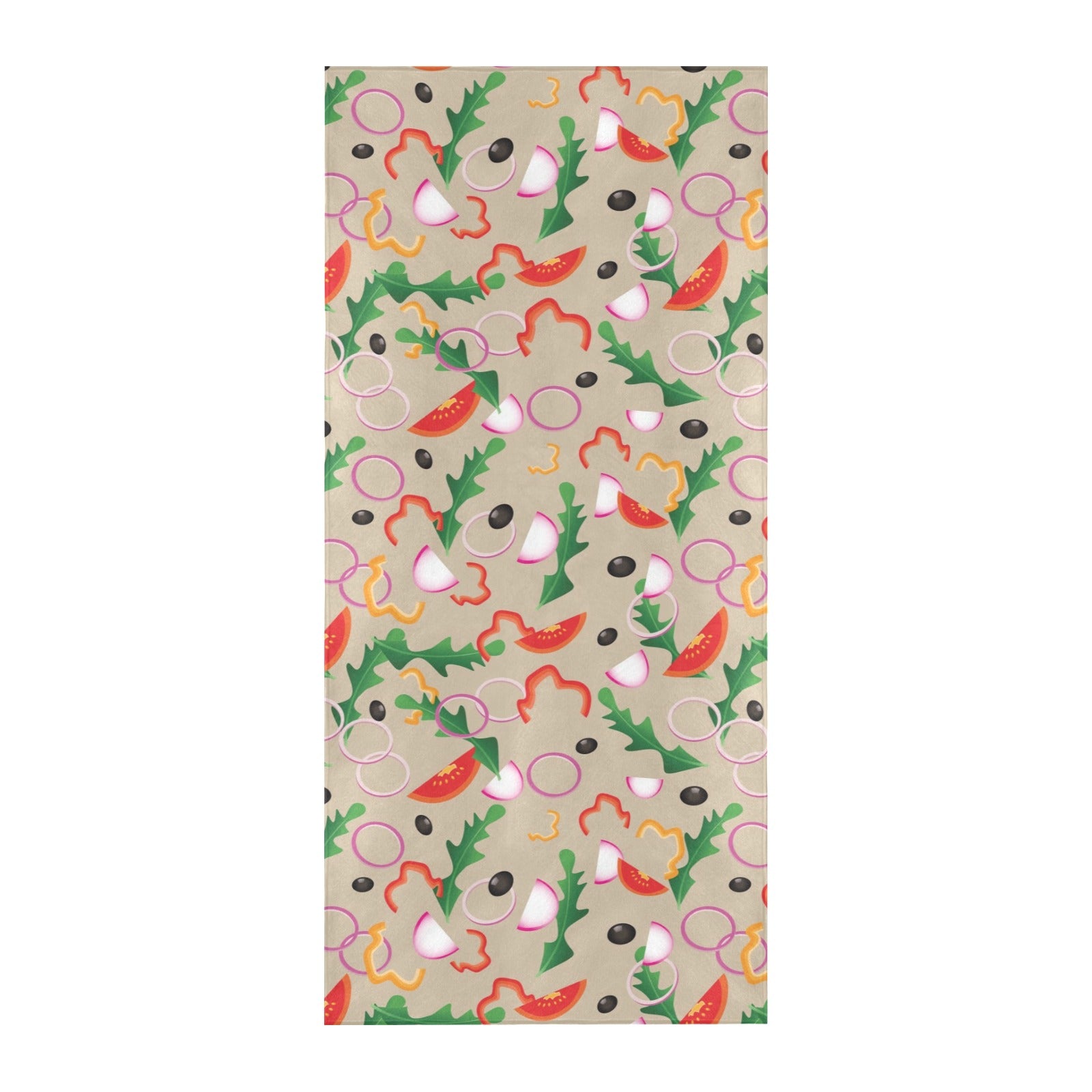 Salad Print Design LKS303 Beach Towel 32" x 71"