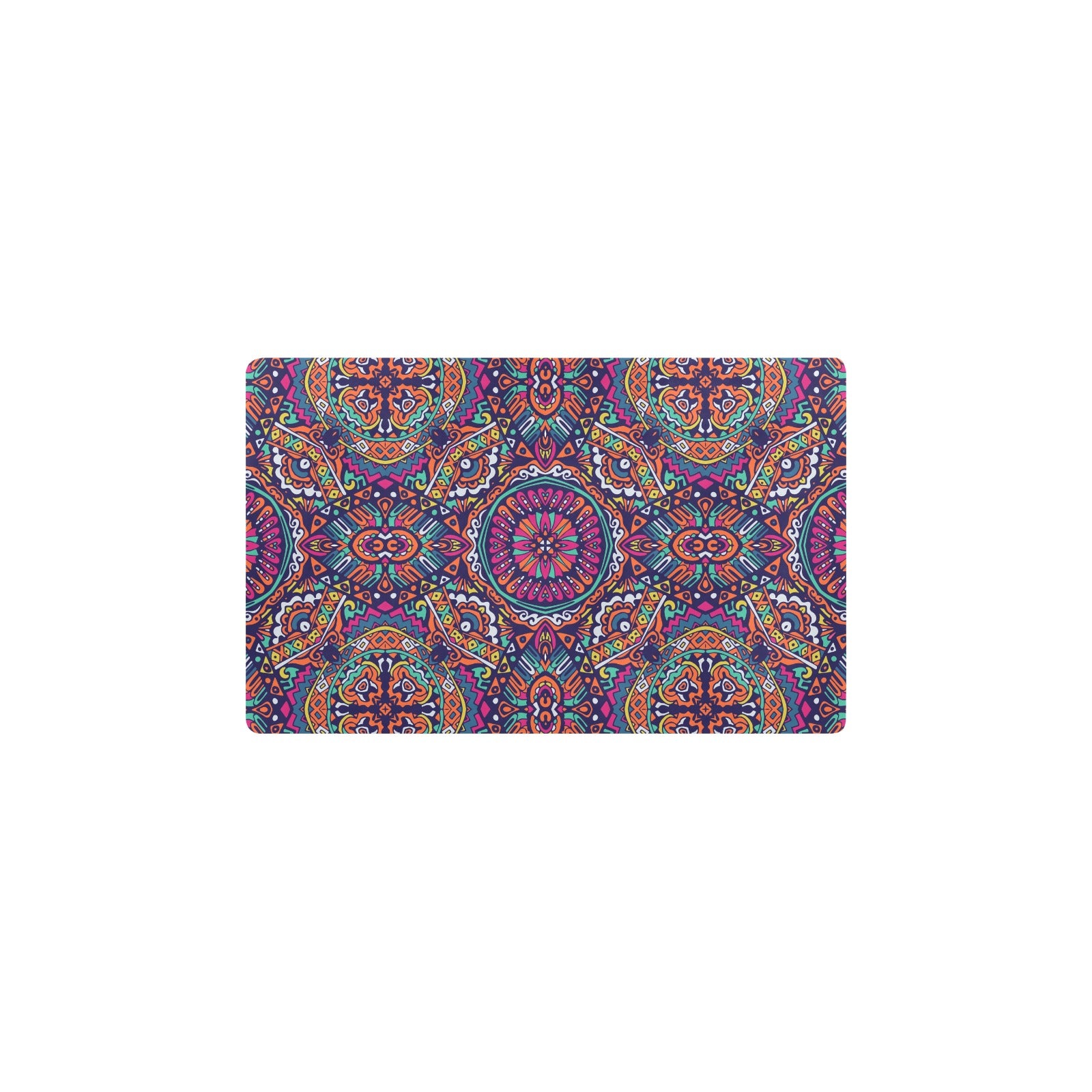 Boho Pattern Print Design 06 Kitchen Mat