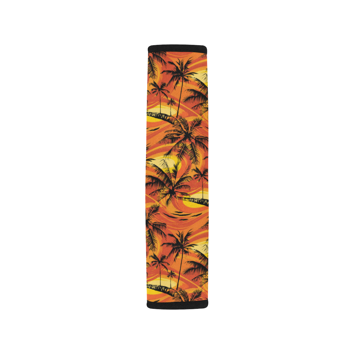 Palm Tree Pattern Print Design A02 Car Seat Belt Cover