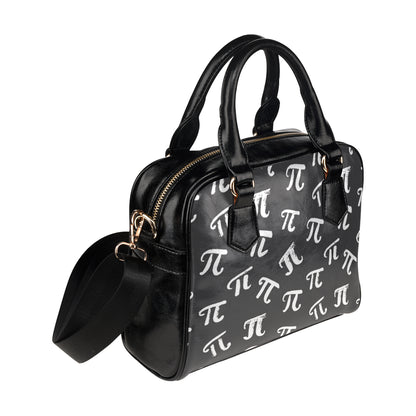 Pi Day Pattern Print Design A02 Shoulder Handbag