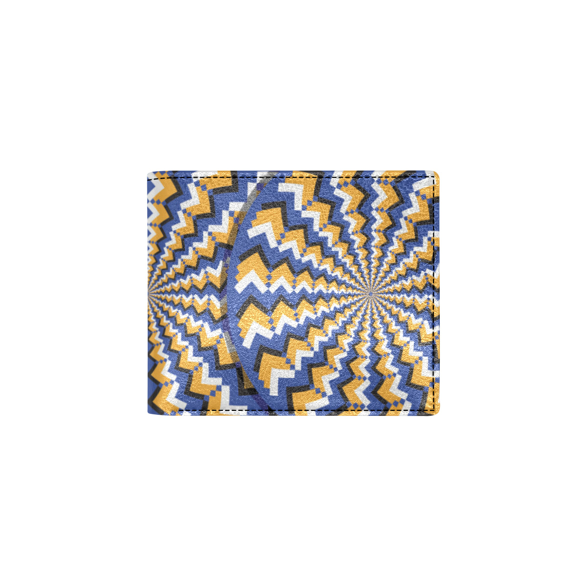 Optical illusion Pattern Print Design A01 Men's ID Card Wallet