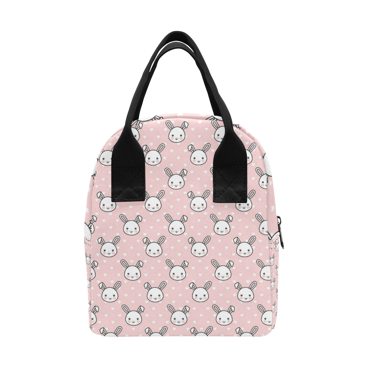 Rabbit Pattern Print Design RB02 Insulated Lunch Bag