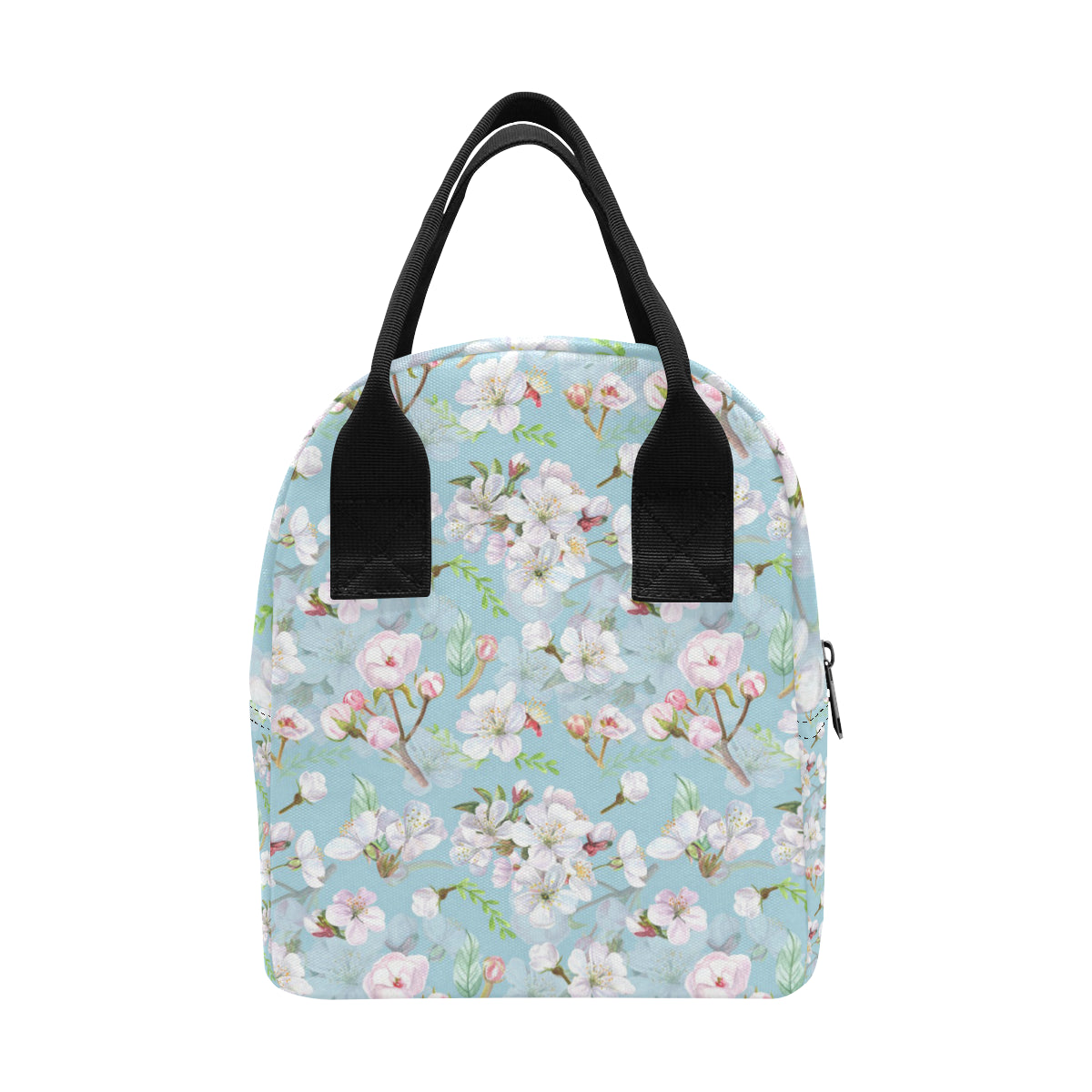 Apple blossom Pattern Print Design AB06 Insulated Lunch Bag