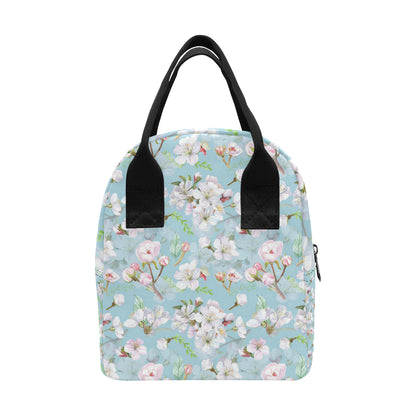 Apple blossom Pattern Print Design AB06 Insulated Lunch Bag