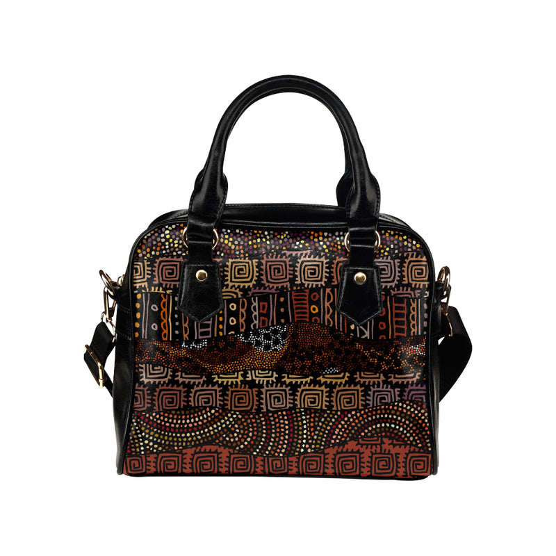 African Pattern Print Design 07 Shoulder Handbag