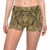 Bitcoin Pattern Print Design DO01 Yoga Shorts