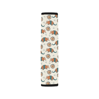 Armadillo Pattern Print Design 02 Car Seat Belt Cover