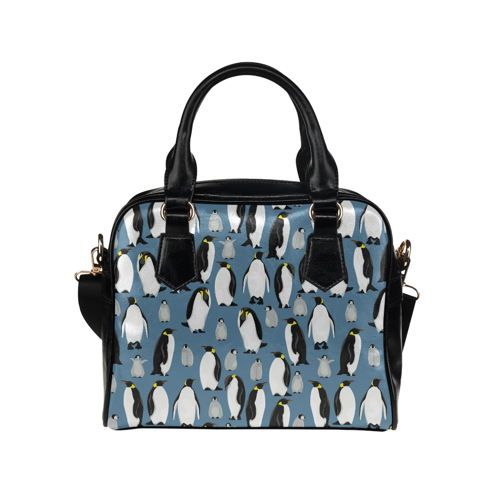 Penguin Pattern Print Design A03 Shoulder Handbag