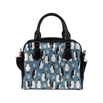 Penguin Pattern Print Design A03 Shoulder Handbag