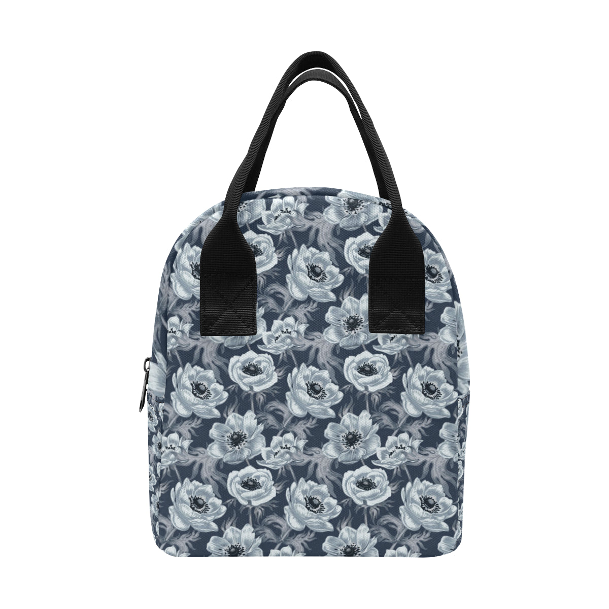 Anemone Pattern Print Design AM09 Insulated Lunch Bag