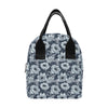 Anemone Pattern Print Design AM09 Insulated Lunch Bag