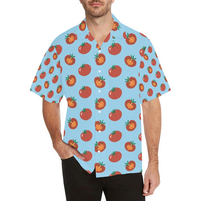 Tomato Print Design LKS304 Men's Hawaiian Shirt