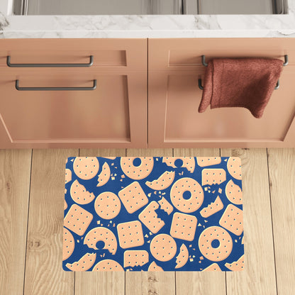 Cracker Pattern Print Design 03 Kitchen Mat