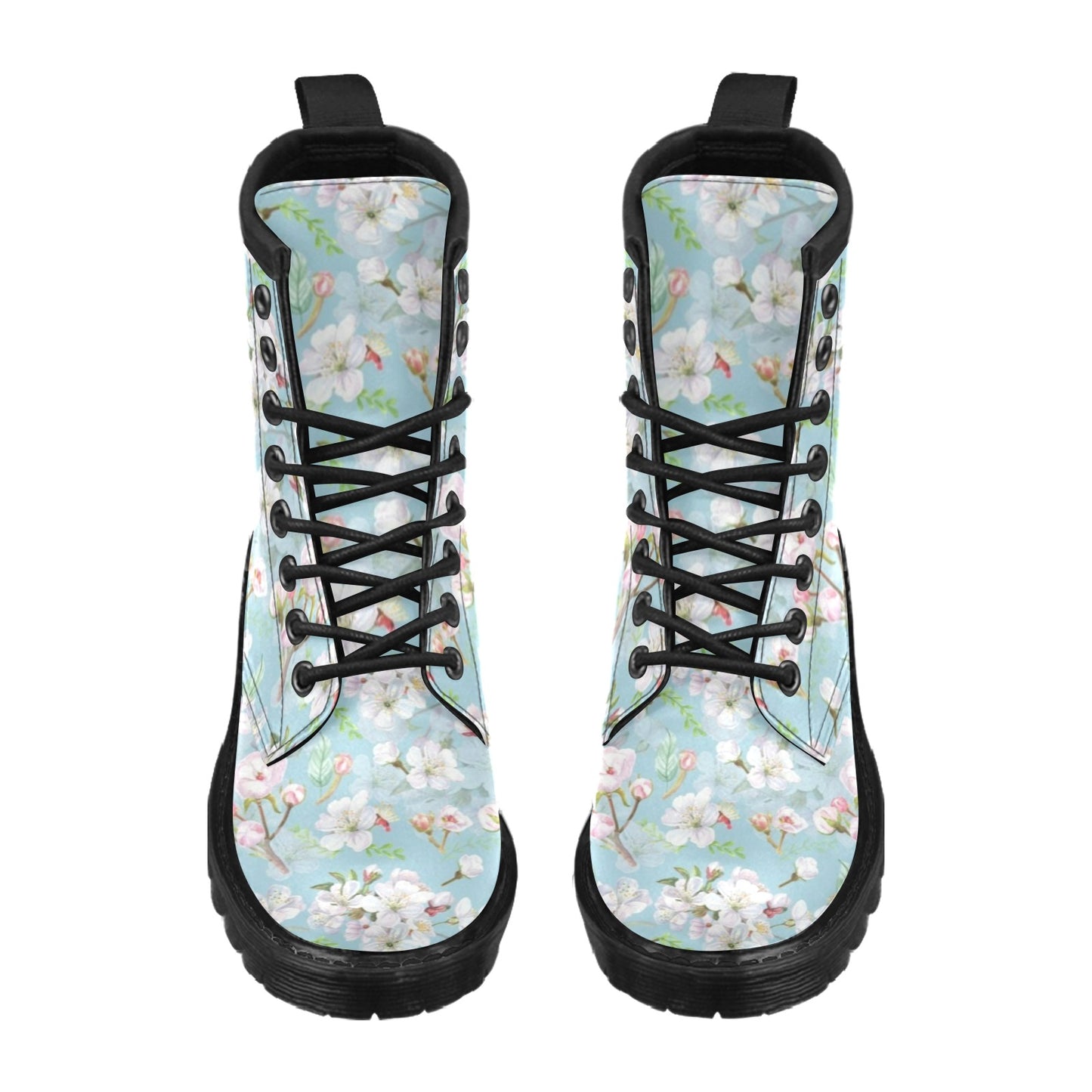 Apple blossom Pattern Print Design AB06 Women's Boots