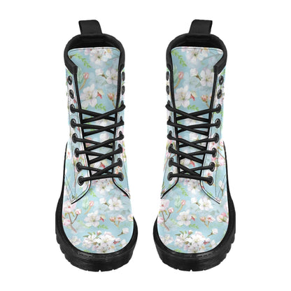 Apple blossom Pattern Print Design AB06 Women's Boots