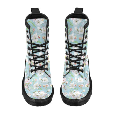 Apple blossom Pattern Print Design AB06 Women's Boots