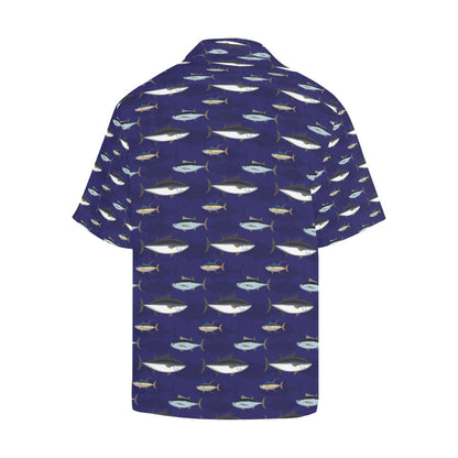 Tuna Fish Print Design LKS304 Men's Hawaiian Shirt