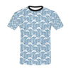 Wave Print Design LKS306 Men's All Over Print T-shirt