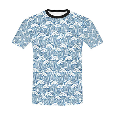 Wave Print Design LKS306 Men's All Over Print T-shirt