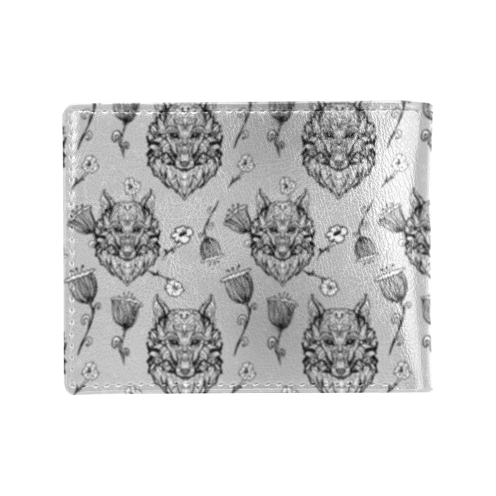 Tribal Pattern Print Design LKS306 Men's ID Card Wallet