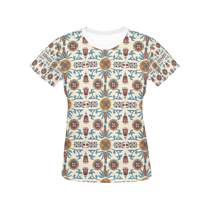 Suzani Print Design LKS301 Women's  T-shirt