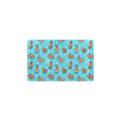 Reindeer Print Design LKS402 Kitchen Mat