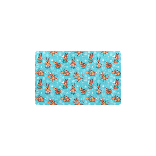 Reindeer Print Design LKS402 Kitchen Mat