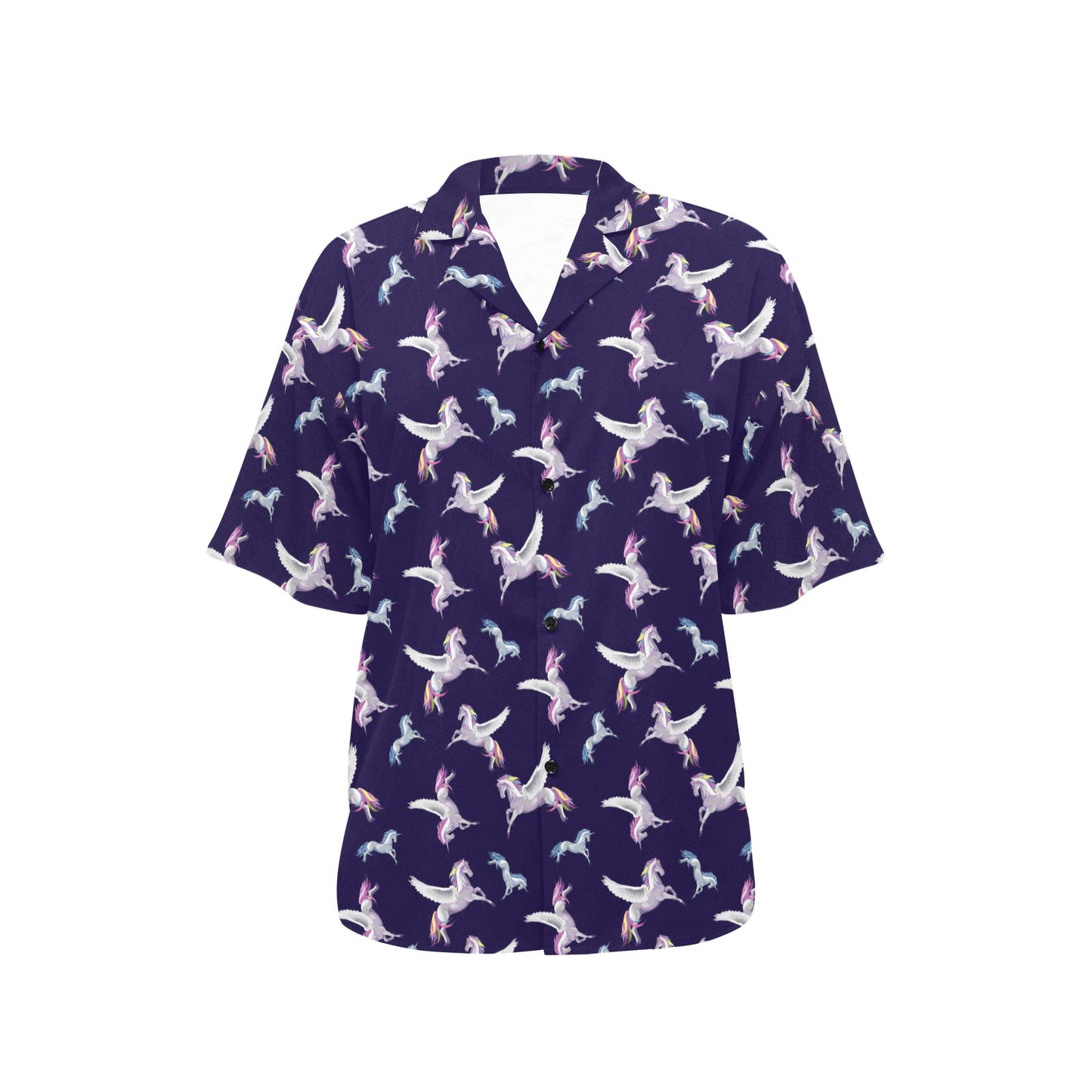 Pegasus Pattern Print Design 02 Women's Hawaiian Shirt