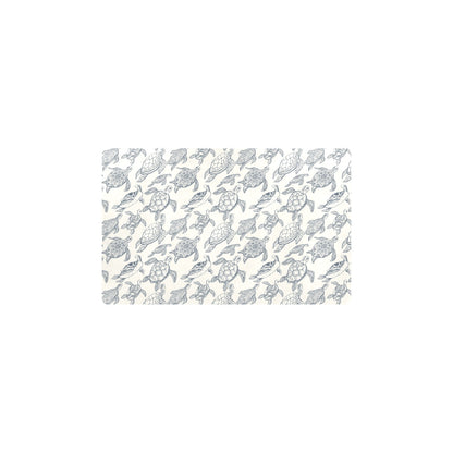 Sea Turtle Print Design LKS304 Kitchen Mat