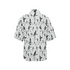 Skeleton Music Player Print Design LKS303 Women's Hawaiian Shirt