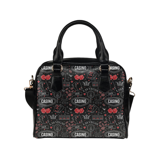 Casino Pattern Print Design 04 Shoulder Handbag