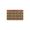 Kente Red Design African Print Kitchen Mat