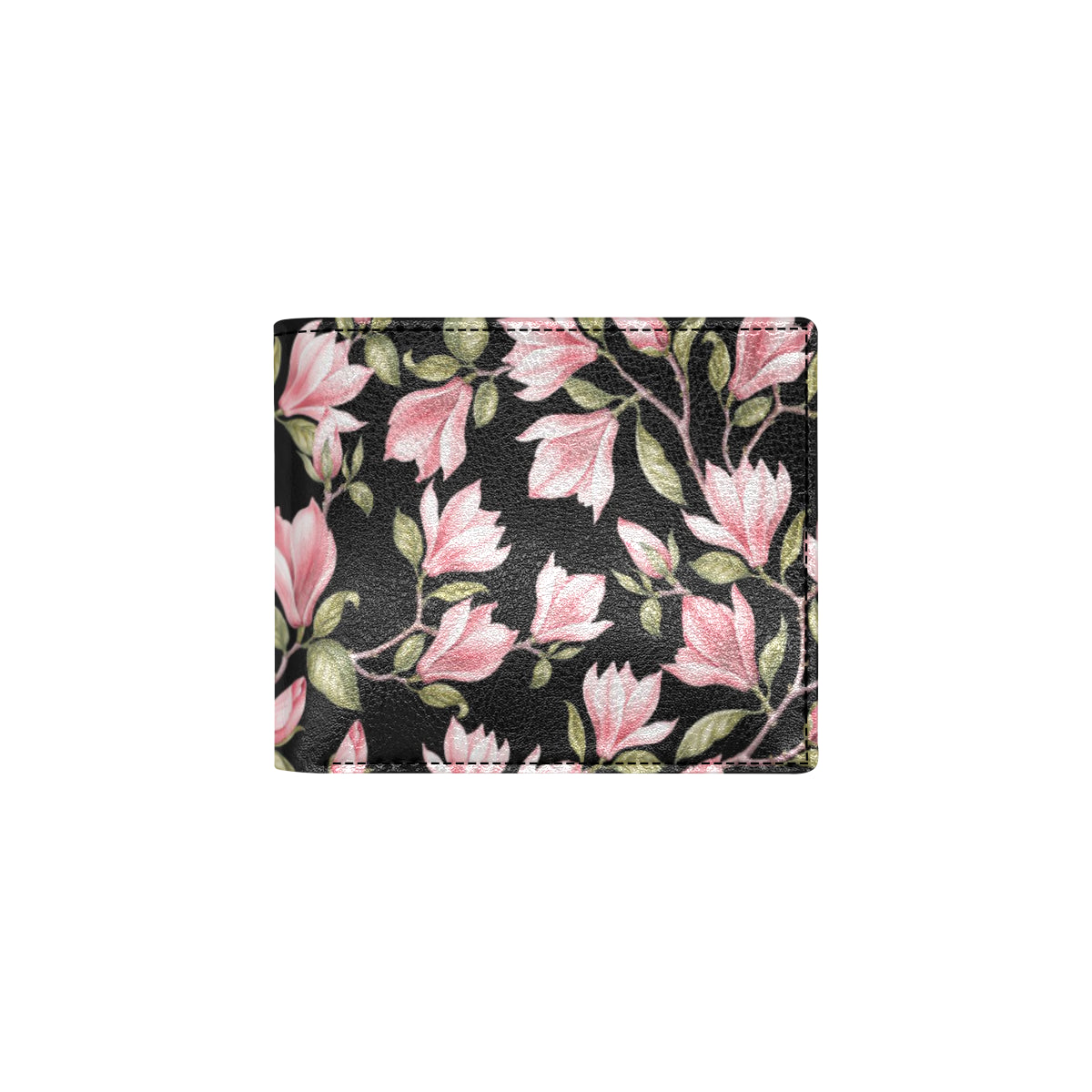 Magnolia Pattern Print Design MAG03 Men's ID Card Wallet