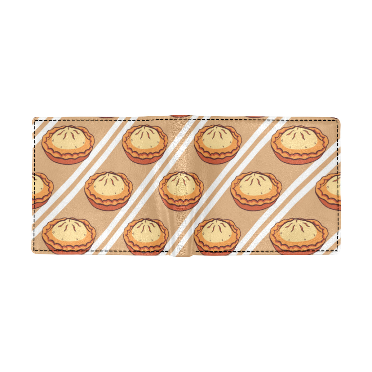 Pie Pattern Print Design A02 Men's ID Card Wallet
