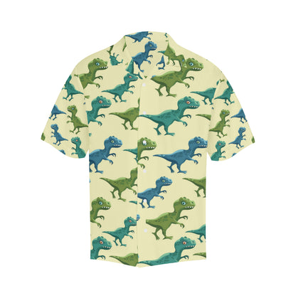T Rex Pattern Print Design A04 Men's Hawaiian Shirt