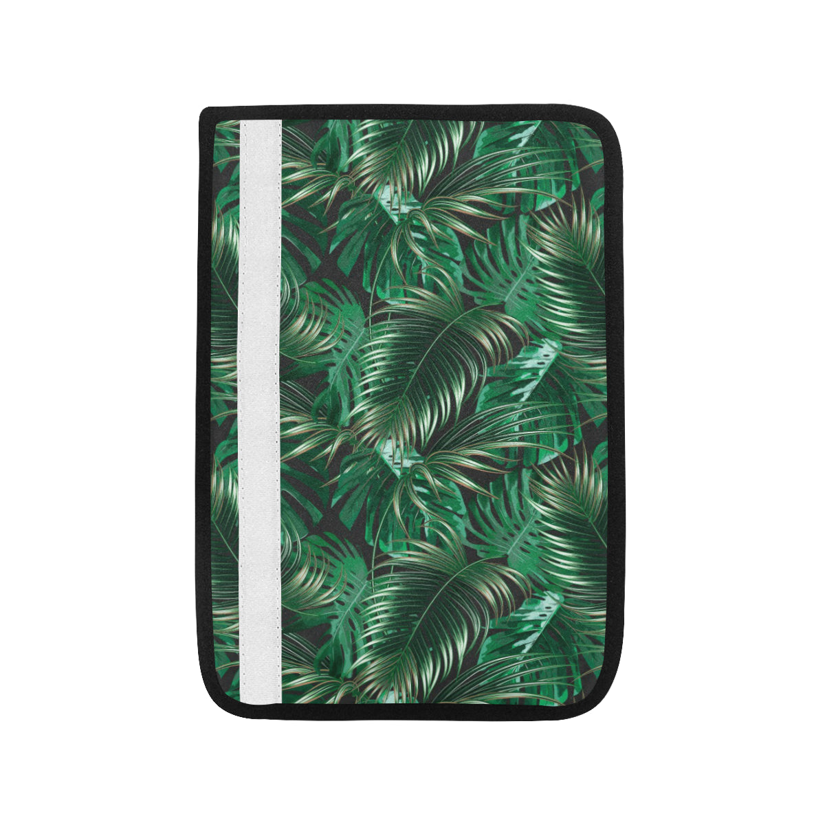 Tropical Flower Pattern Print Design TF012 Car Seat Belt Cover
