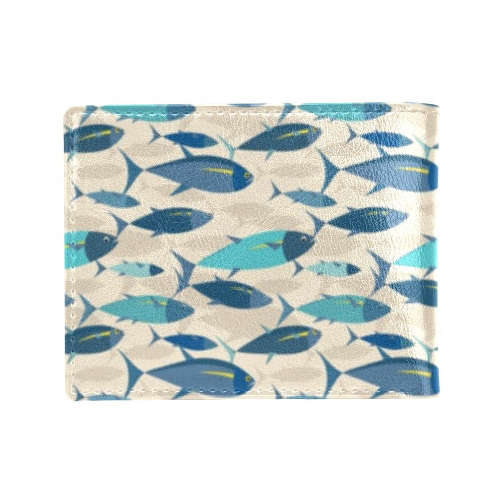 Tuna Fish Print Design LKS302 Men's ID Card Wallet