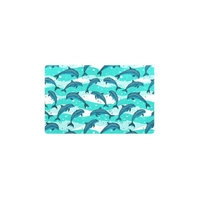 Dolphin Design Print Pattern Kitchen Mat