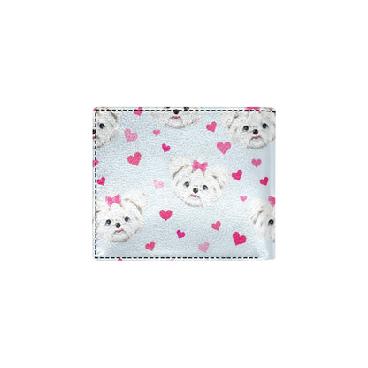 Maltese Pattern Print Design 03 Men's ID Card Wallet