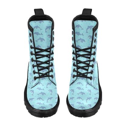 Dolphin Baby Cute Print Pattern Women's Boots