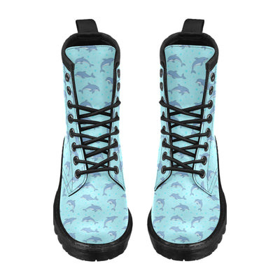 Dolphin Baby Cute Print Pattern Women's Boots