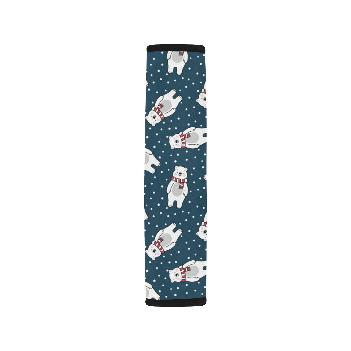 Polar Bear Pattern Print Design PB05 Car Seat Belt Cover