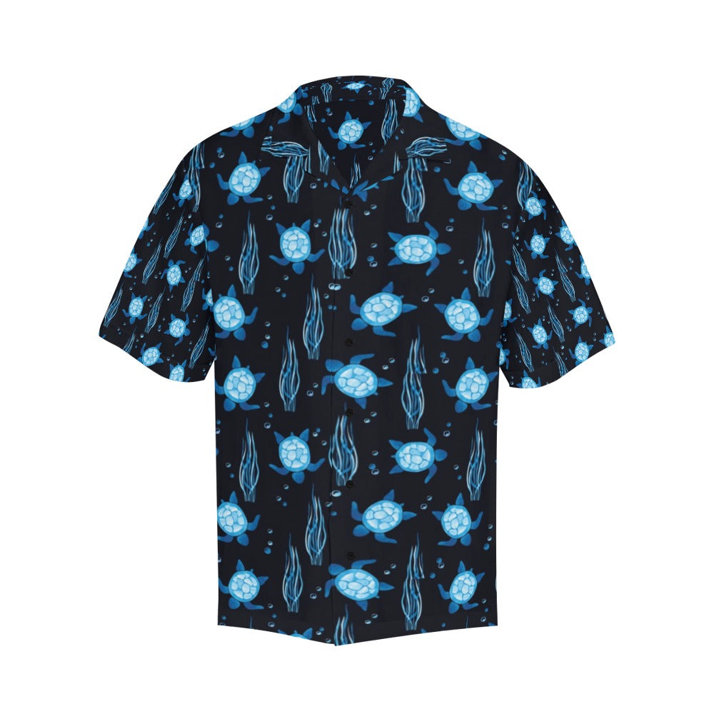 Sea Turtle Print Design LKS3013 Men's Hawaiian Shirt