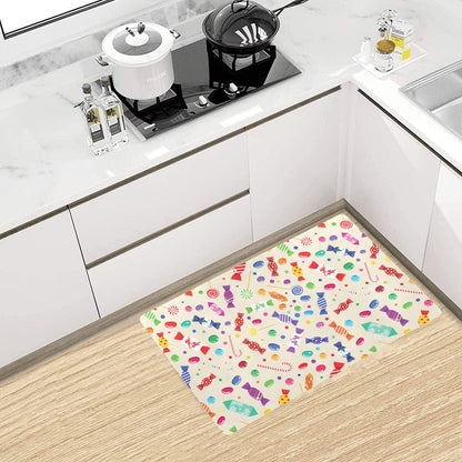 Candy Pattern Print Design 04 Kitchen Mat
