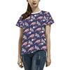 Sea Turtle With Jelly Fish Print Design LKS301 Women's  T-shirt