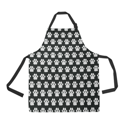 Paw Pattern Print Design A02 Apron with Pocket