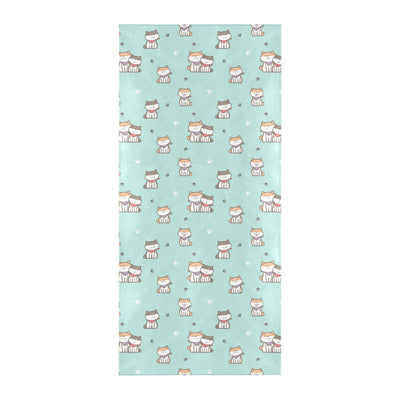 Shiba Inu Print Design LKS302 Beach Towel 32" x 71"