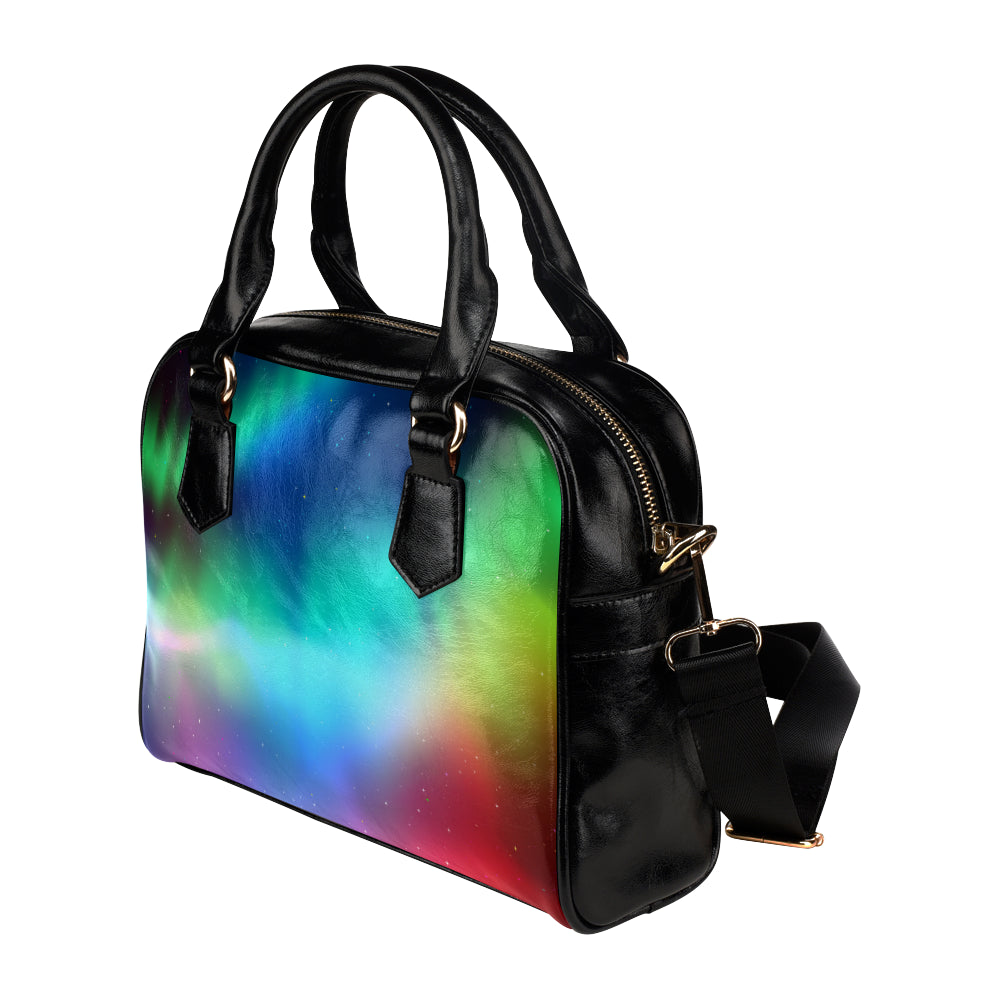 Aurora Borealis Pattern Print Design 02 Shoulder Handbag