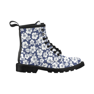 Hibiscus Pattern Print Design HB012 Women's Boots