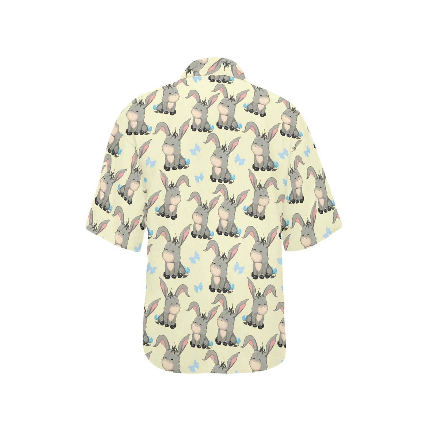 Donkey Baby Pattern Print Design 02 Women's Hawaiian Shirt
